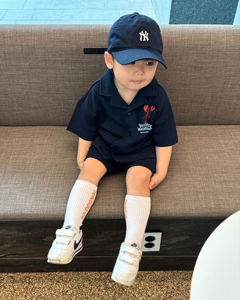 Summer Boy Outfits, Levi Outfits, Kids Street Style, Cute Babies Photography, Ulzzang Kids, Cute Asian Babies, Baby Ootd, Korean Babies