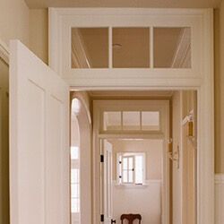 Window Above Door, Door With Window, Window Lights, Transom Window, Interior Door Trim, Transom Windows, Bathroom Door, Diy Barn Door, Bathroom Doors