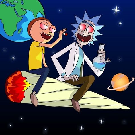 Rick E Morty, Rick And Morty Tattoo, Rick And Morty Image, Rick And Morty Drawing, Rick And Morty Characters, Trippy Cartoon, Rick Und Morty, Rick And Morty Poster, Dope Cartoons