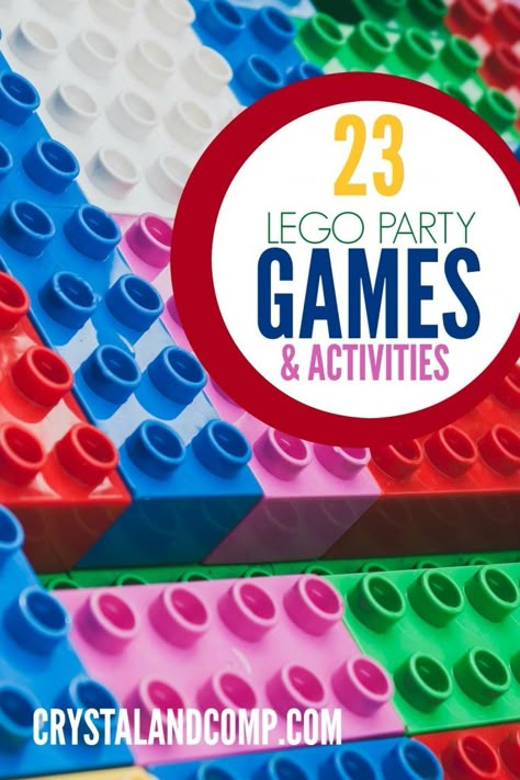 Tips for Planning an Awesome LEGO Birthday Party 7 Lego Number, Lego Party Games, Lego Friends Birthday Party, Lego Friends Birthday, Lego Friends Party, Toy Library, Lego Themed Party, Lego Theme, Ninjago Party