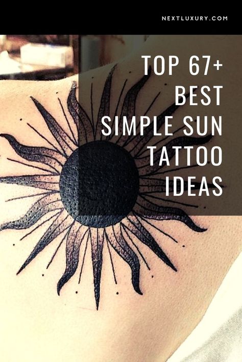 Fingerprint Sun Tattoo, Sun Tattoo Designs For Men Unique, Sunny Tattoo Ideas, Sunshine On My Shoulders Tattoo, Sun Tattoo Cover Up Ideas, Full Sun Tattoo, Small Sunshine Tattoo Simple, Tattoos Of The Sun, Rising Sun Tattoo Designs