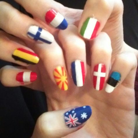 Eurovision Nails, Some Words, Nails Art, Hetalia, Costume Party, Fashion Inspo, Nail Art, Things To Come, Nails