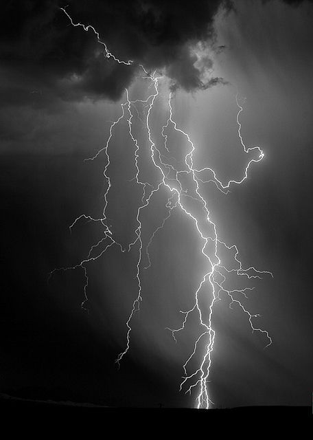 Black & white #EasyNip Lightning Photos, Lightning Photography, Black And White Landscape, Thunder And Lightning, Lightning Storm, Black Lightning, Gray Aesthetic, Lightning Strikes, Black And White Aesthetic