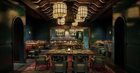 The Setai Introduces Japon, a Strikingly Opulent New Japanese Restaurant Setai Miami, Courtyard Restaurant, Bone In Ribeye, Miami Restaurants, Miami Beach Hotels, Japanese Pagoda, Traditional Japanese Architecture, Rice Varieties, Mosaic Murals