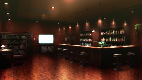 Bar Anime Background, Gacha Bar Background, Spirit Background, Dinner Background, Bar Background, Free Green Screen Backgrounds, Interior Concept Art, Restaurant Background, Inside Bar