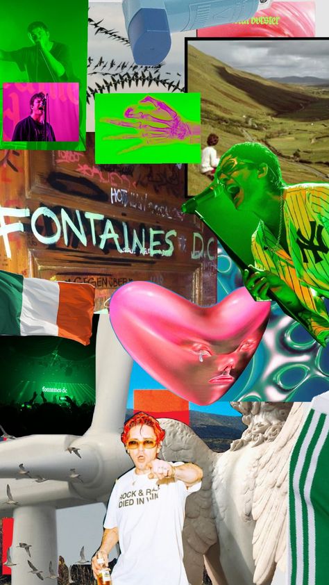 Fontaines D.C. ■□■Romance■□■ Fontaines Dc Wallpaper, Fontaines Dc Romance, Fontaines Dc Tattoo, Collage Ideas, Photo Camera, Movie Wallpapers, Camera Photo, Layout Design, Phone Wallpaper