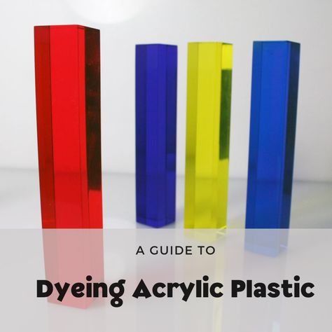 This article describes dyeing acrylic plastic like Plexiglass and Lucite and using dye baths to color the acrylics. The main focus will be on dip and immersion dyeing. Acrylic Plastic Projects, Acrylic Plastic Art, Painting On Plexiglass Diy, Acrylic Glass Diy Projects, Acrylic Sheet Diy Projects, Plexiglass Diy Projects, Plexiglass Ideas, Plexiglass Painting, Plexiglass Art