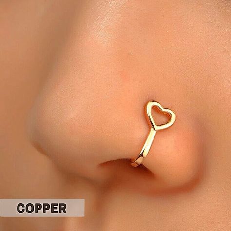 Nose Piercing Cuff, Piercing Claims, Vma Awards, Fake Nose Piercing, Nose Cuffs, Heart Simple, Fake Nose Ring, Nose Cuff, Nose Piercing Hoop