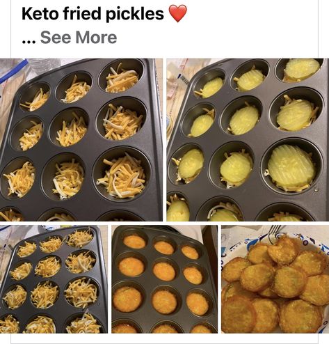 Keto Fried Pickles, Easy Fried Pickles, Baked Pickles, Easy Low Carb Snacks, The Grease, High Protein Low Carb Recipes, Fried Pickles, Tailgate Food, Low Carb Dinner Recipes