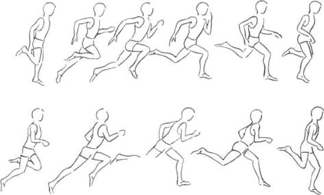 Running Drawing, Gesture Drawing Poses, Animation Classes, Human Sketch, Human Body Drawing, Person Drawing, Comic Layout, Hero Poster, Book Illustration Art