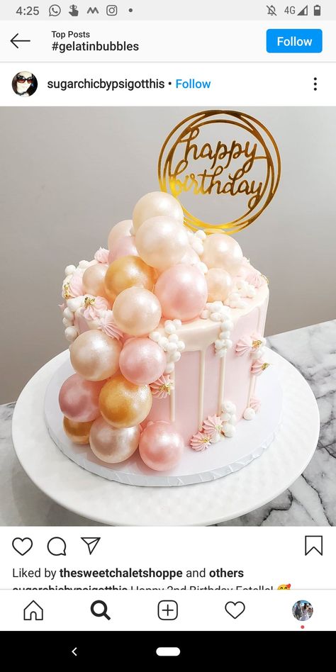 Bubble Cake Decorations, Bubble Themed Cake, Bubble Themed Birthday Cake, Bubble Cake Ideas, Gelatin Bubbles, Spa Cake, Bubble Cake, Bubble Party, Cake Inspo