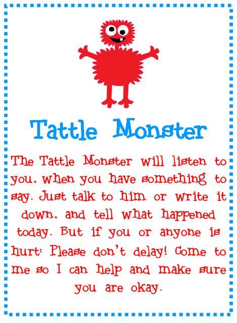 Tattle Monster - Make this DIY Tattle Monster and help teach your kids to stop tattling and learn the value of problem solving. Monster Poem, Tattle Monster, Tattle Tale, Candy Monster, Poem Template, Classroom Behavior Management, Classroom Behavior, Creative Classroom, Classroom Fun