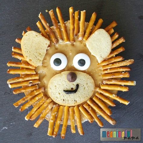 Lion Food Ideas, Lion Snacks For Kids, Bagel Breakfast Ideas, Breakfast Ideas For Kids, Bagel Breakfast, Healthy Breakfast For Kids, Open Sesame, Lion Baby, Breakfast Bagel