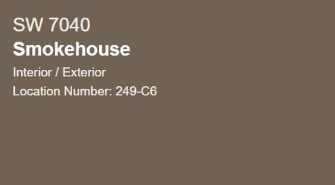 Smokehouse Sherwin Williams, Smokehouse Paint Sherwin Williams, Sherwin Williams Smokehouse, Sherwin Williams Green Onyx Exterior, Sherwin Williams Rookwood Shutter Green, Quietude Sherwin Williams Exterior, Sherman Williams, Brown Coffee, Media Room