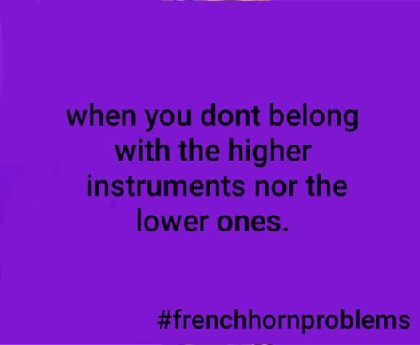 Music Pickup Lines, French Horn Memes, French Horn Humor, French Horns, Marching Band Problems, Band Problems, Band Jokes, Music Jokes, Band Quotes