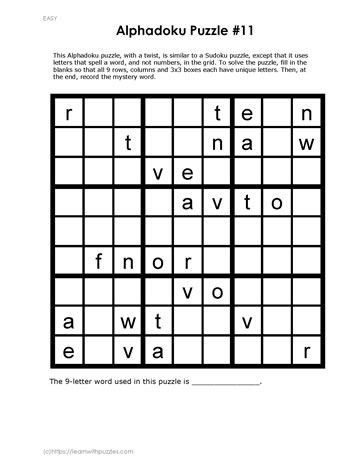 Alphadoku Puzzle Inductive Reasoning, Solve The Puzzle, Mystery Word, Logical Reasoning, Critical Thinking Activities, Problem Solving Strategies, Sudoku Puzzles, Hidden Pictures, Critical Thinking Skills