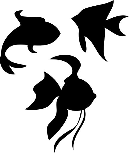 CC0 - FREE SVG Image  fish ocean sea animals Sea Animal Stencils, Fish Silouttes, Ocean Animal Silhouette, Fish Silhouette Stencil, Fish Sillouhette, Sea Animal Silhouette, Fish Svg Free, Silhouette Images Free, Svg Images Free