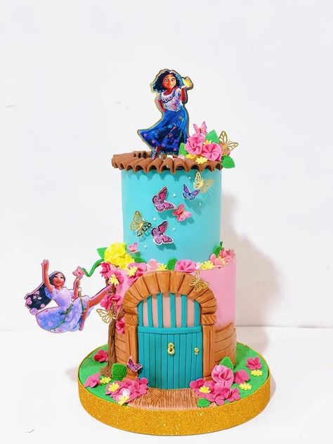 Encanto Pull Apart Cupcakes, Mirabel Birthday Cake, Encanto Smash Cake, Mirabel Encanto Cake, Bolo Encanto Disney, Encanto Cake Ideas, Isabela Cake, Mirabel Cake, Encanto Birthday Cake