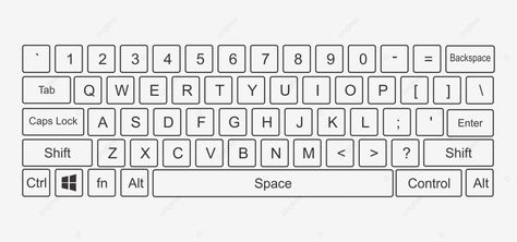 Keyboard Pictures Computer, Black And White Keyboard, Keyboard Picture, White Keyboard, Elementary Stem, Keyboard Design, Elementary Stem Activities, Stem Elementary, Keyboard Black