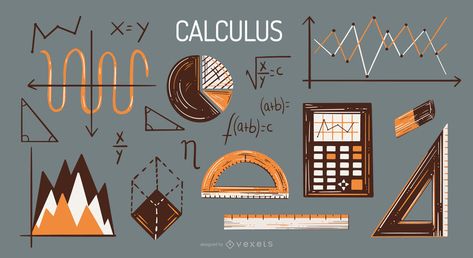 Calculus elements illustration set #AD , #affiliate, #Affiliate, #elements, #illustration, #set, #Calculus Calculus Wallpaper Backgrounds, Math Illustration Graphic Design, Calculus Wallpaper, Maths Illustration, Math Graphic Design, Calculus Aesthetic, Basic Calculus, Background Design Ideas, Math Illustration