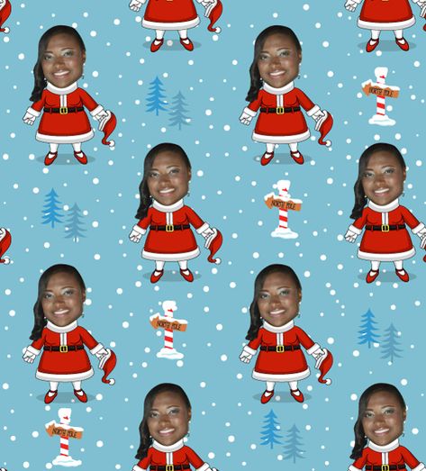 Get ready to win Christmas. This fun new gift wrap comes personalized with a photo of you or a loved one. Wrap A Gift, Face Wrap, Personalised Wrapping Paper, Christmas Gift Wrapping Paper, How To Wrap, Last Minute Christmas Gifts, Popular Christmas Gifts, Custom Christmas Gifts, Merry Happy