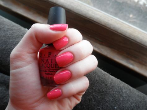 OPI "Charged Up Cherry" Nail Polish, Cherry, Convenience Store Products, Nails, Beauty