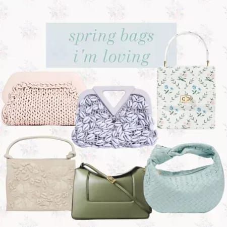 Current spring bags I’m loving! Easter outfit accessory Spring purse Vacation bag bornonfifth Casual Floral Print Spring Bags, Spring Floral Print Everyday Bags, Functional Spring Bags For On-the-go, Chic Floral Print Spring Bag, Luxury Spring Bags For On-the-go, Spring Purses, Grandmillennial Style, Purse Collection, Vacation Bag