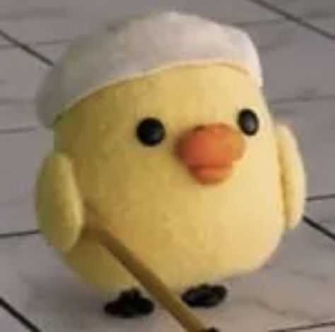 Duck Plushie Aesthetic, Kiiroitori Icon, Rilakkuma And Kaoru, Duck Pfp, Sea Creatures Drawing, Cute Ducklings, Baby Chickens, Cute Jokes, Kawaii Plush