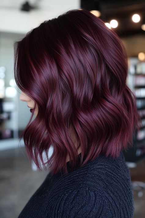 Embrace the magic of the season with a new hair color! Whether you want a warm, earthy hue or a cool, frosty touch, these 10 fall-winter hair color ideas are just what you need to update your look. Choose a shade that’s effortlessly chic and perfect for colder months! #FallHairMagic #WinterFrost #EarthyTones #CoolBlonde #SeasonalUpdate #ChicHairTrends #WarmOrCool #AutumnHairRefresh #GlamFall #WinterWonderHair Fall Hair Color For Short Hair, Violet Brown Hair Color, Plum Brown Hair Color, Deep Winter Hair Color Ideas, Hair Color Ideas For Brunettes For Winter, Eggplant Colored Hair, Violet Brown Hair, Plum Brown Hair, Eggplant Hair