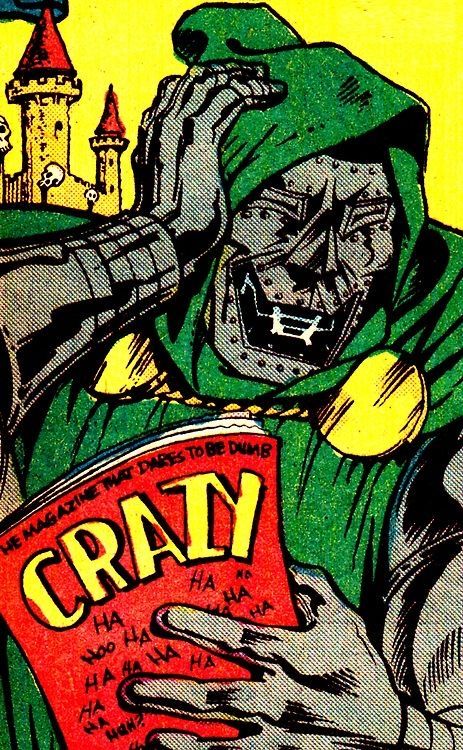 Victor Von Doom, Marvel Character Design, Ha Ha Ha, Marvel Villains, Mf Doom, Pop Art Comic, Comic Manga, Graphic Poster Art, Superhero Wallpaper