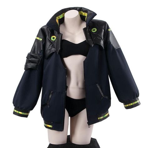 Cyberpunk Edgerunners Jacket, Cyberpunk Edgerunners Rebecca, Edgerunners Rebecca, Cyberpunk Edgerunners, Party Jackets, Cyberpunk Fashion, Costume Shoes, Stylish Jackets, Oversized Jacket