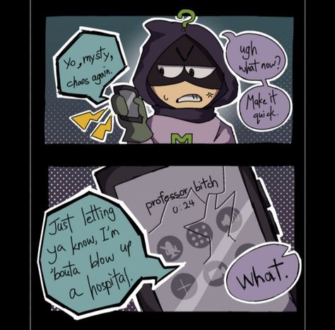 Mysterion And Professor Chaos Matching, South Park Professor Chaos X Mysterion, Mysterion And Chaos, Mysterion X Professor Chaos Comic, South Park Mysterion X Chaos, Chaos X Mysterion, Mysterion Pfp, Professor Chaos Fanart, South Park Professor Chaos