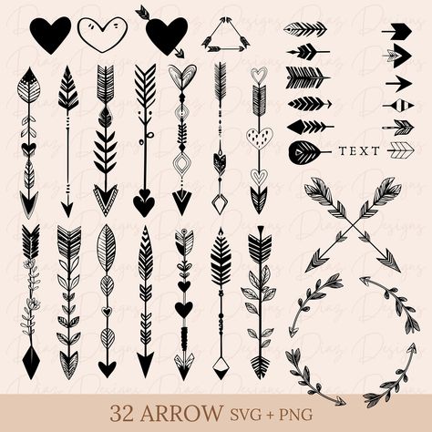 Brave Symbol, Arrow Silhouette, Arrow Words, Indian Feather Tattoos, Arrow Png, Arrow Designs, Arrow Vector, Arrow Clipart, Arrow Heart