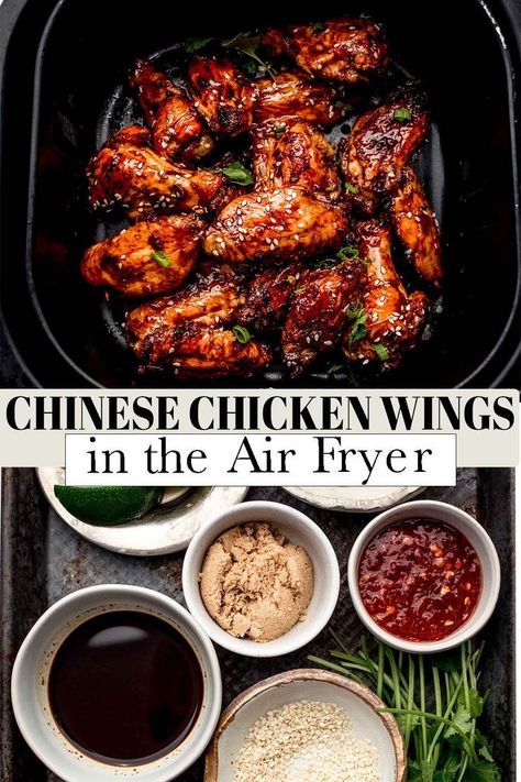 Air Fryer Chinese, Soy Sauce Chicken Wings, Chinese Chicken Wings, Chicken Wing Marinade, Asian Chicken Wings, Sticky Chicken Wings, Recipes With Soy Sauce, Wing Sauce Recipes, Soy Sauce Chicken