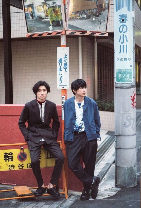 Japan 90s Fashion, 90s Japanese Fashion, Yoshizawa Ryo, Yamazaki Kento, Ryo Yoshizawa, Kento Yamazaki, Shotting Photo, Japan Aesthetic