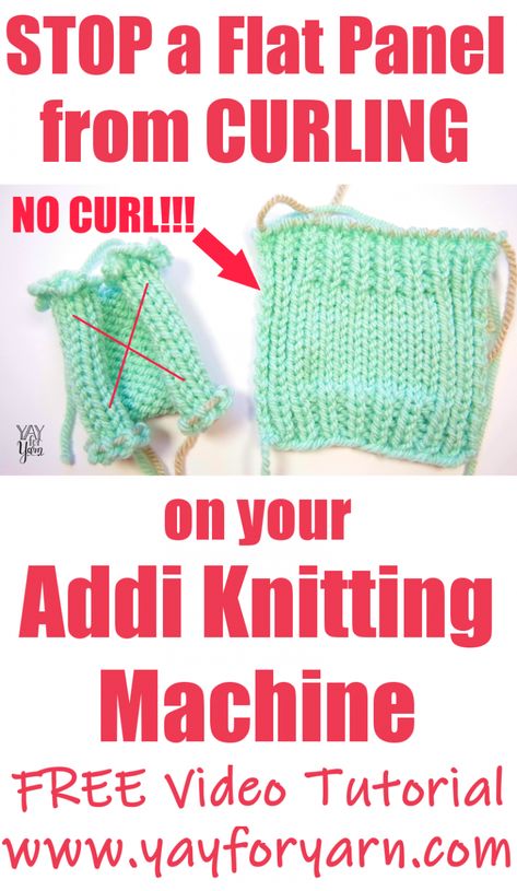 How to STOP a Flat Panel from Curling on your Addi Knitting Machine | Yay For Yarn ,  #Addi #Curling #flat #knitting #Machine #panel #STOP #Yarn #Yay Check more at http://knitting2.casebtc.com/how-to-stop-a-flat-panel-from-curling-on-your-addi-knitting-machine-yay-for-yarn/ Shawl Ideas, Knitting Machine Tutorial, Addi Knitting Machine, Addi Express, Loom Machine, Circular Knitting Machine, Knitting Machine Patterns, Loom Knitting Patterns, Mode Crochet