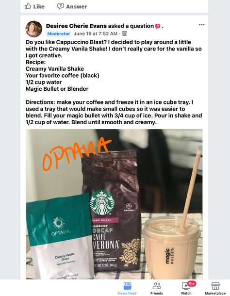 Optavia Mocha Shake Hack, Optavia Fueling Hacks Shakes Coffee, Optavia Coffee Options, Optavia Shakes Recipes, Optavia Coffee Creamer, Optavia Coffee Hacks, Optavia Coffee, Optavia 30, Optiva Recipes