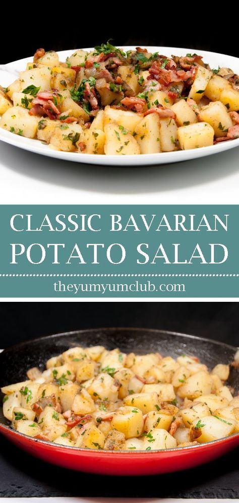 Bavarian Potato Salad, Potato Salad Mayonnaise, Yum Salad, Potato Salad With Bacon, Hot Salad, Picnic Salad, Southern Potato Salad, Red Potato Salad, Potato Salad Recipe Easy