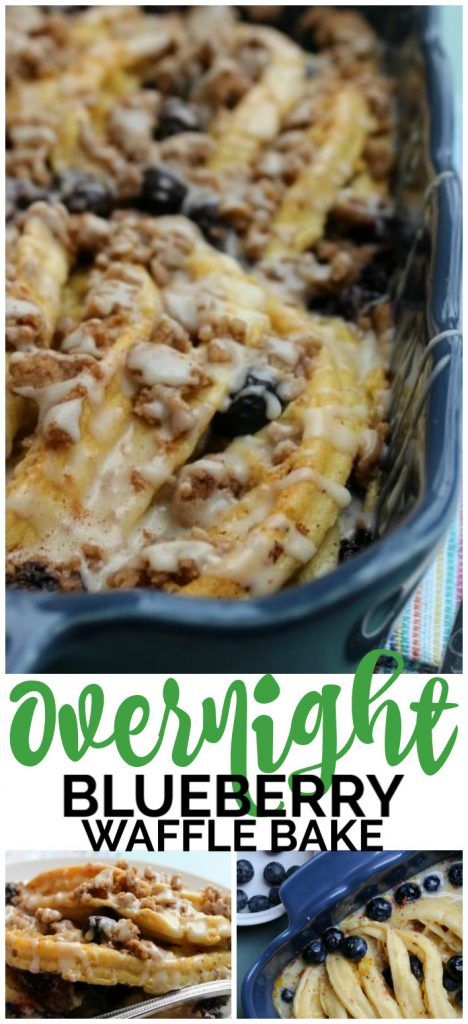 Overnight Breakfast Casseroles, Waffle Bake, Birthday Foods, Blueberry Waffle, Breakfast Scones, Casserole Breakfast, Breakfast Recipies, Blueberry Waffles, Overnight Breakfast