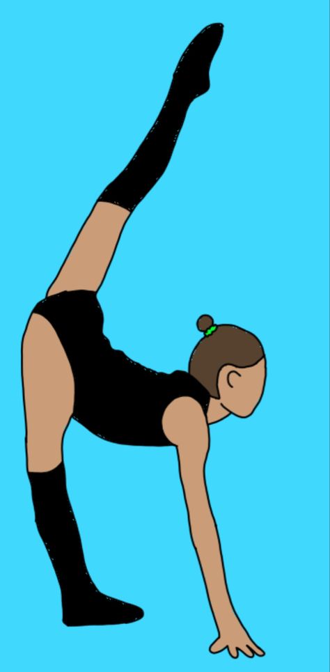 Gymnastics Drawings, Gymnastics Posters, Cheer Picture Poses, Gymnastics Poses, Art Noir, Cheer Pictures, Drawing Tutorial Easy, Floor Workouts, Dance Life