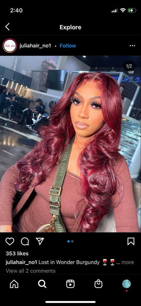 99j Middle Part Wig, Burgundy Hair Middle Part, Burgundy Middle Part Wig With Curls, Burgundy Buss Down Middle Part, Middle Part Burgundy Wig, Side Part Burgundy Wig, Burgundy Middle Part Wig, Dark Burgundy Wig, Burgundy Middle Part