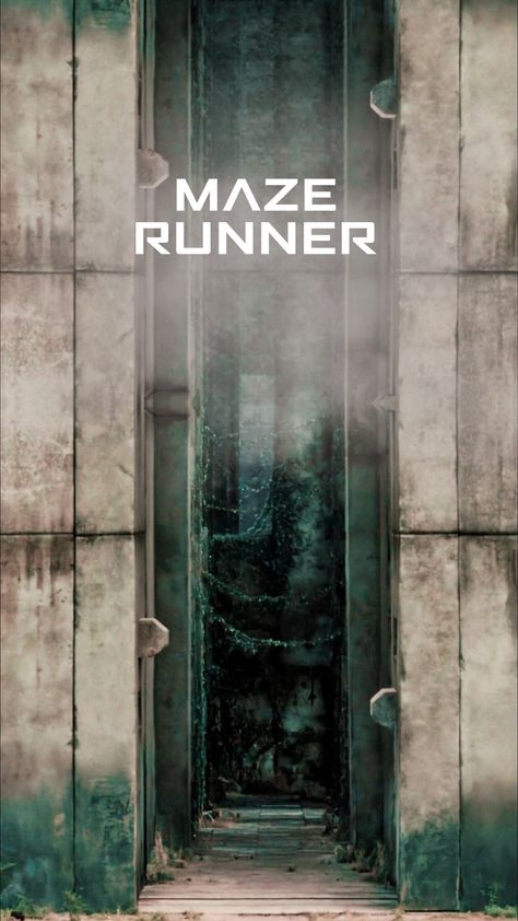 Maze Runner Movie Cover, Maze Runner Painting Ideas, Maze Runner Background, Maze Runner Wallpaper Aesthetic, Dystopian Poster, The Maze Runner Wallpaper, Tmr Aesthetic, Maze Runer, Digital Graphics Art