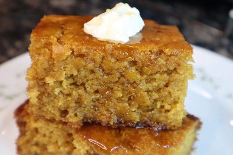 Sweet Potato Cornbread Cabbage Recipes Southern, Sweet Potato Cornbread, Cornbread Recipe Sweet, Delicious Muffins, Candied Sweet Potatoes, Yummy Sweet Potatoes, Sweet Cornbread, Cornbread Recipe, Cooking Sweet Potatoes