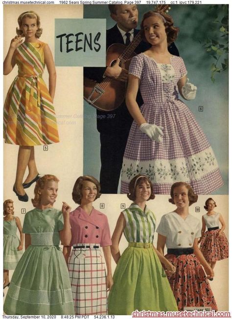 1950s Aesthetic Fashion, 1962 Fashion, Vintage Clothes Patterns, 1960’s Fashion, 60s Women, 1960 Fashion, Christmas Catalogs, 1960s Fashion, Moda Vintage