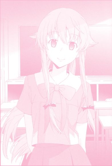 Pink Edit, Yuno Gasai, Pink