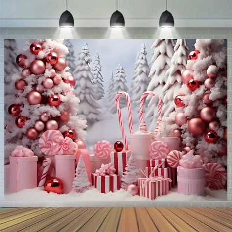 Candy Background, Candy Stick, Tree Background, Christmas Photo Props, Pj Party, Christmas Vinyl, Christmas Backdrops, Photo Decor, Seasonal Celebration