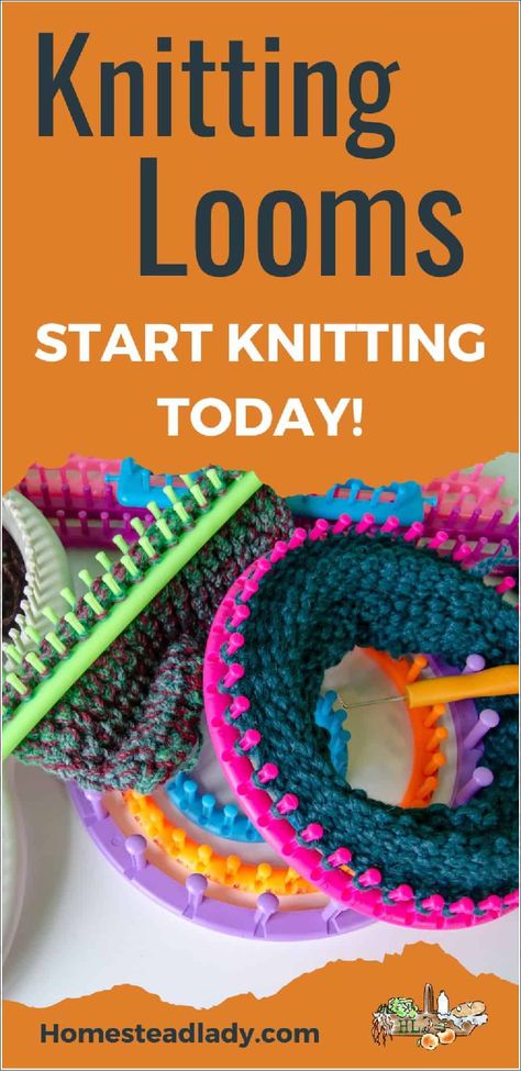 Diy Knitting Loom, Loom Knit Stitches, Loom Knitting Patterns Free, Loom Knitting Patterns Hat, Loom Knitting For Beginners, Sock Loom, Knitting Loom Patterns, Paper Craft Easy, Round Loom Knitting