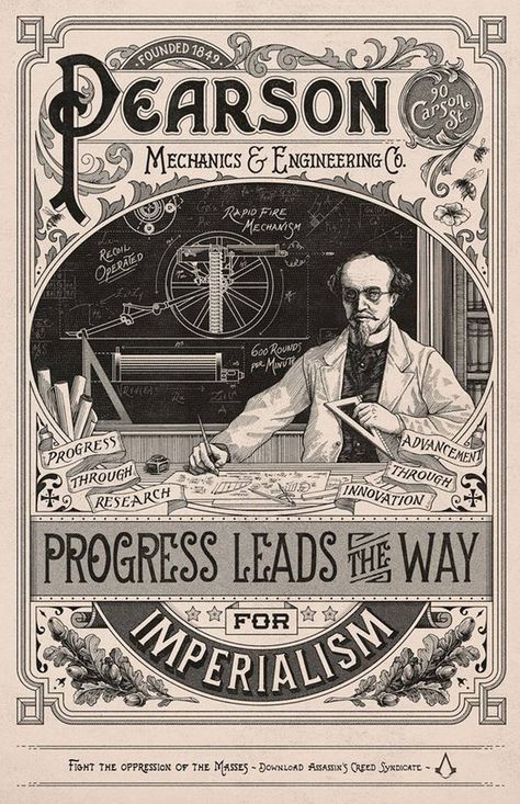 VICTORIAN DESIGN– Heritage Type Co. Victorian Lettering, Assassins Creed Syndicate, Etiquette Vintage, Ad Of The World, Old Advertisements, Victorian Design, Vintage Type, Vintage Graphic Design, Vintage Typography