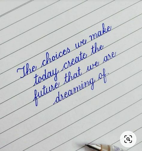 Cursive Handwriting Quotes, Cursive Writing Aesthetic, Quotes Calligraphy Handwriting, Groceries List, Cursive Writing Practice Sheets, सत्य वचन, Handwriting Examples, Perfect Handwriting, Pretty Handwriting