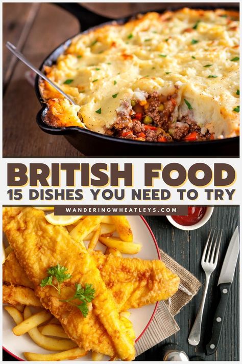 England Recipes British, British Dishes England, British Stew Recipes, Easy English Recipes, English Cooking Recipes, English Buffet Food, English Dishes Traditional, British Brunch Ideas, Traditional English Dinner